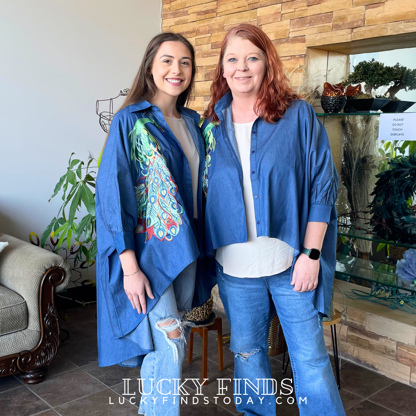 Kiss My Peacock Tunic Top 8833