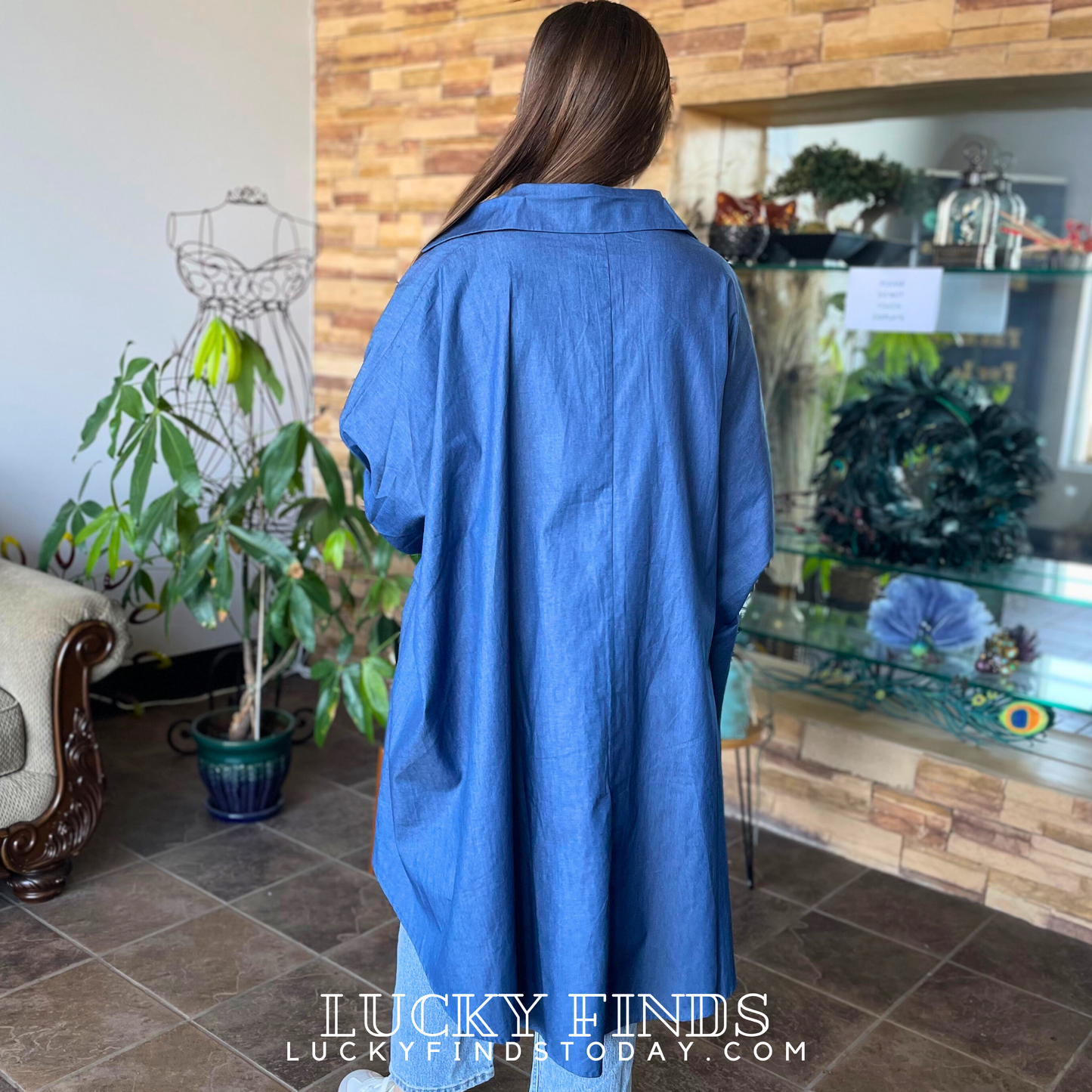 Kiss My Peacock Tunic Top 8833
