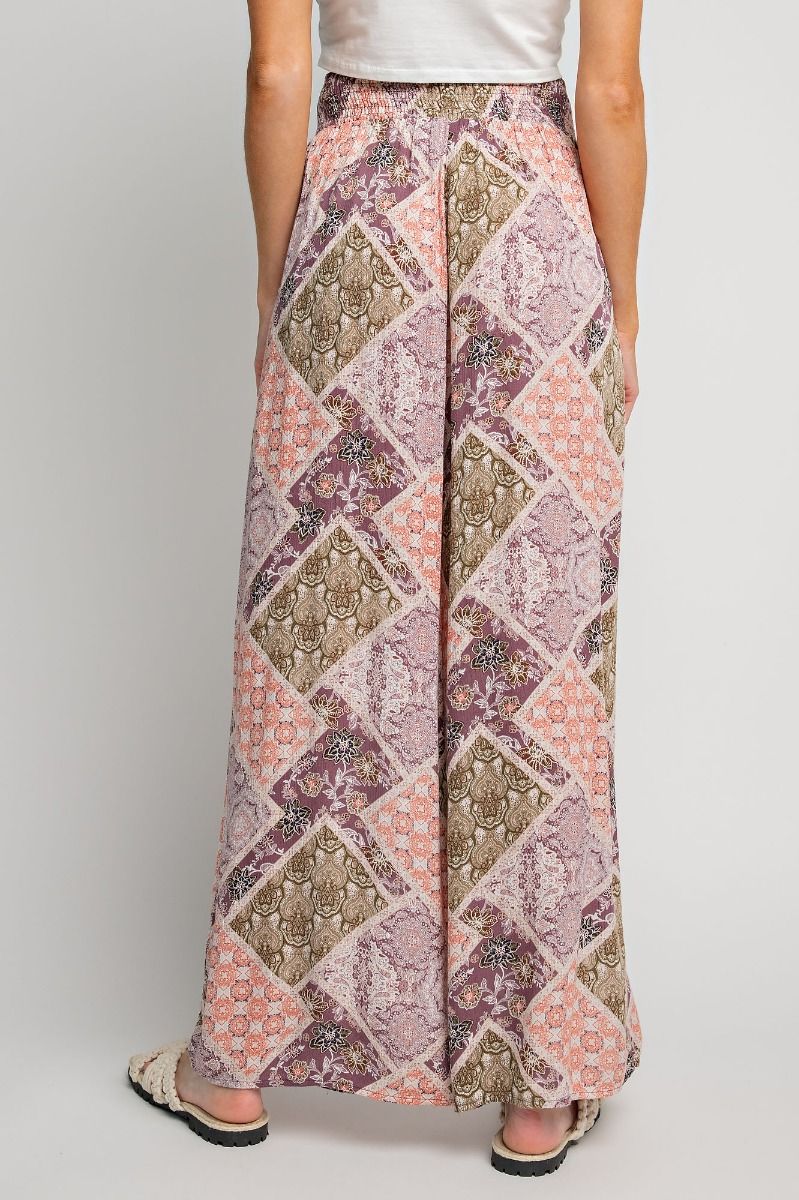Easel Weekend Palazzo Pants 8851