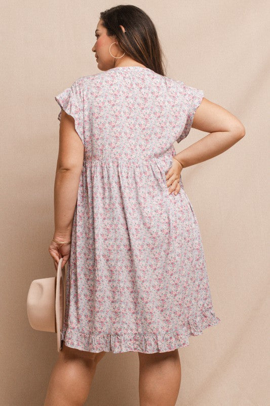 Dance w Me Curvy Dress 8855