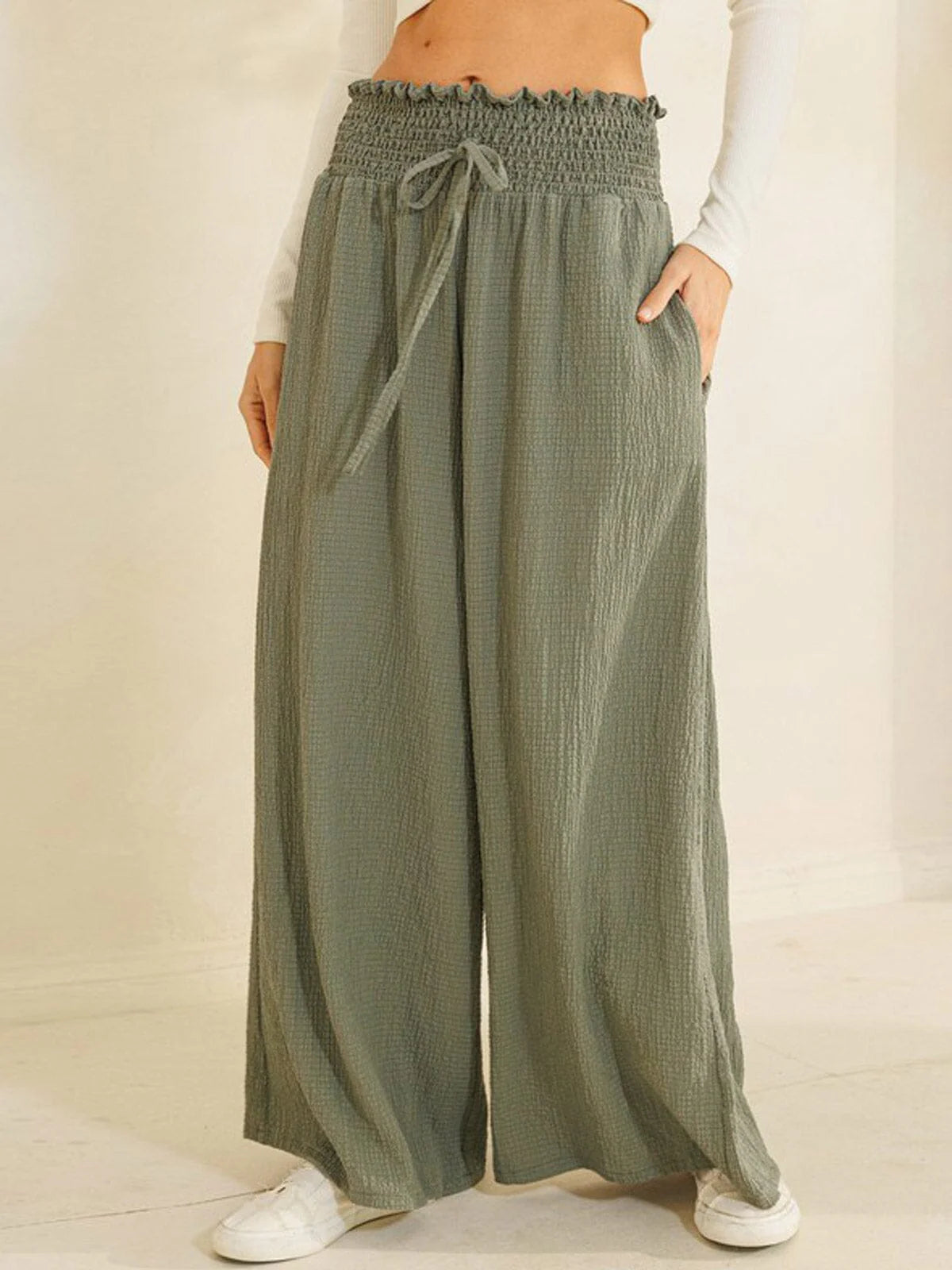 Boho Wide Leg Pants 8865