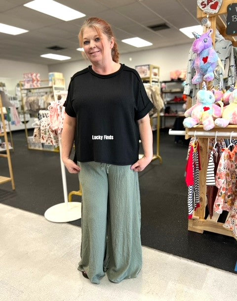Boho Wide Leg Pants 8865
