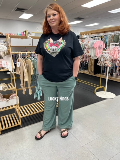 Board Walk Wide Leg Pants 8866