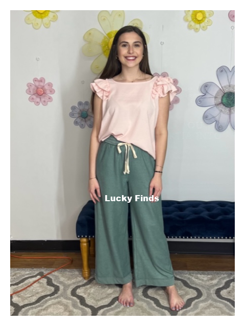 Board Walk Wide Leg Pants 8866