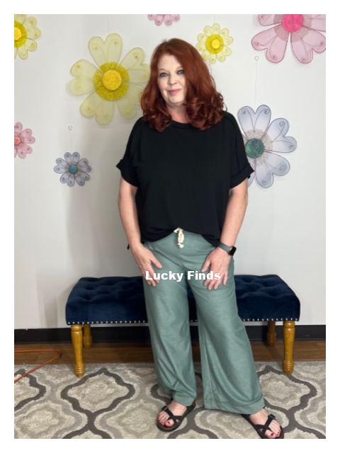 Board Walk Wide Leg Pants 8866