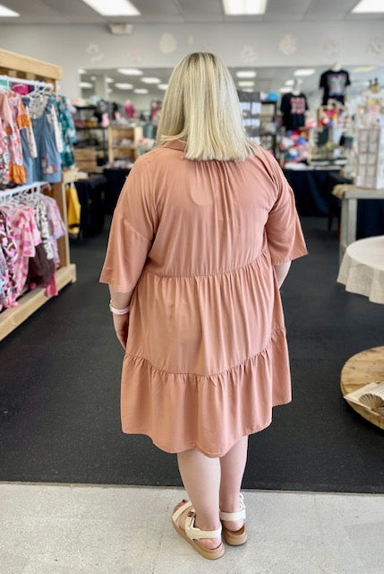 Ready To Go Curvy Dress 8877
