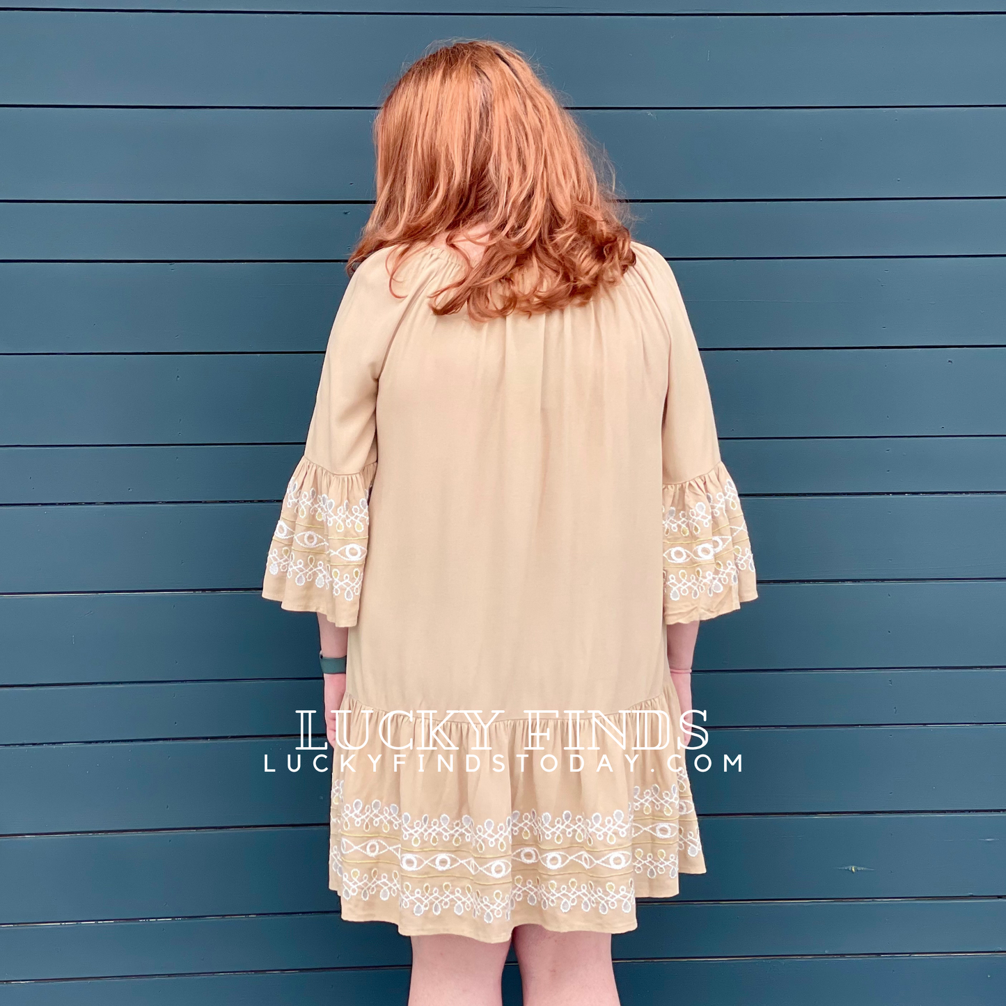 Natural Essence Embroidery Dress 8919