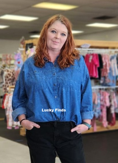 Everyday Curvy Denim Shirt 8931