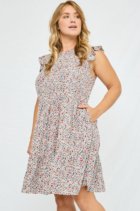Everyday Smiles Curvy Dress 8932