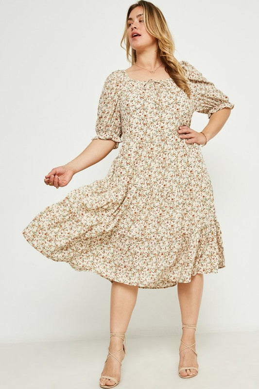 Coastal Curvy Midi Dress 8934