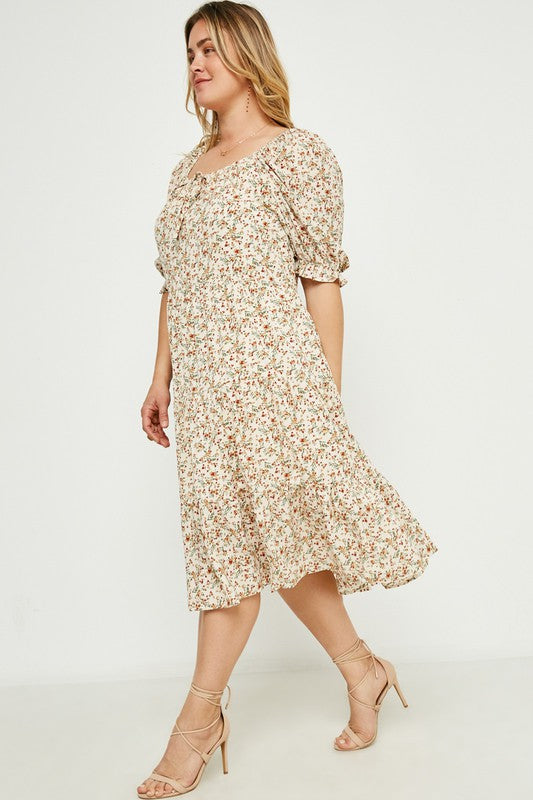 Coastal Curvy Midi Dress 8934