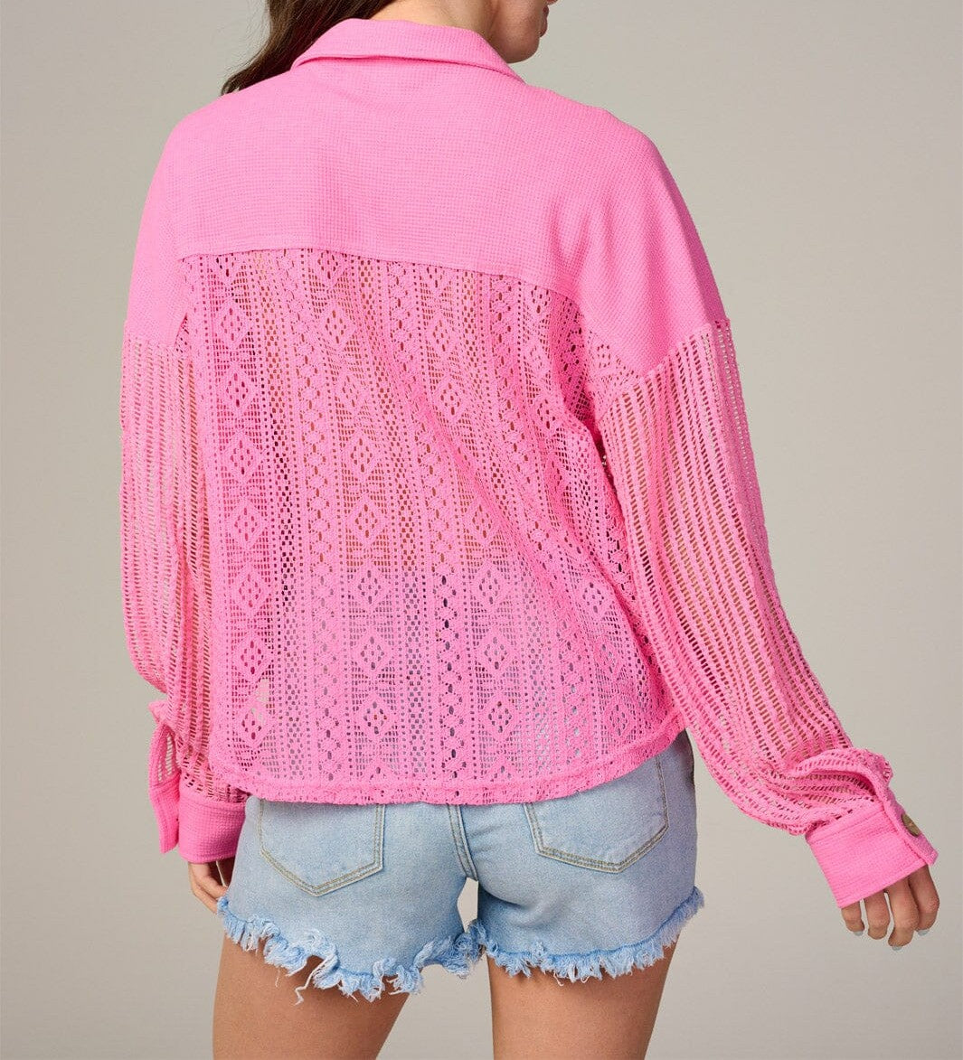Lace All Over Top 8936