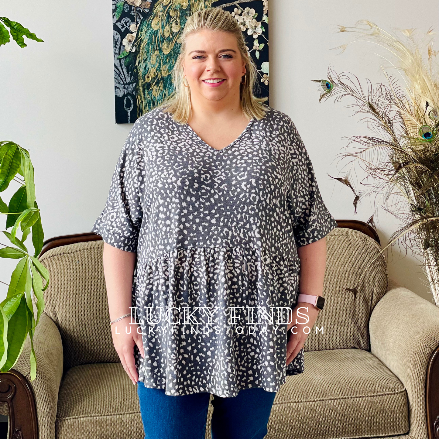 Picnic Lover Curvy Top 8952