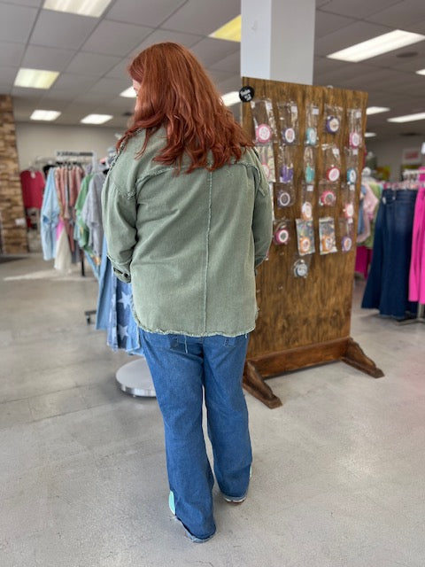 Spot Light Stud Denim Jacket 8963