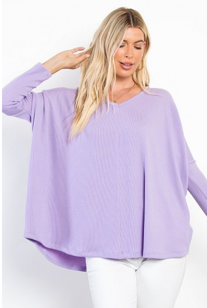Simple & Comfy Curvy Top 8977
