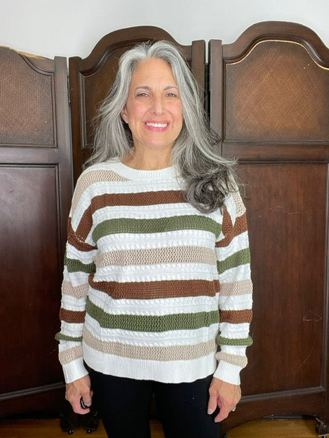 Sweet Crochet Sweater D1159