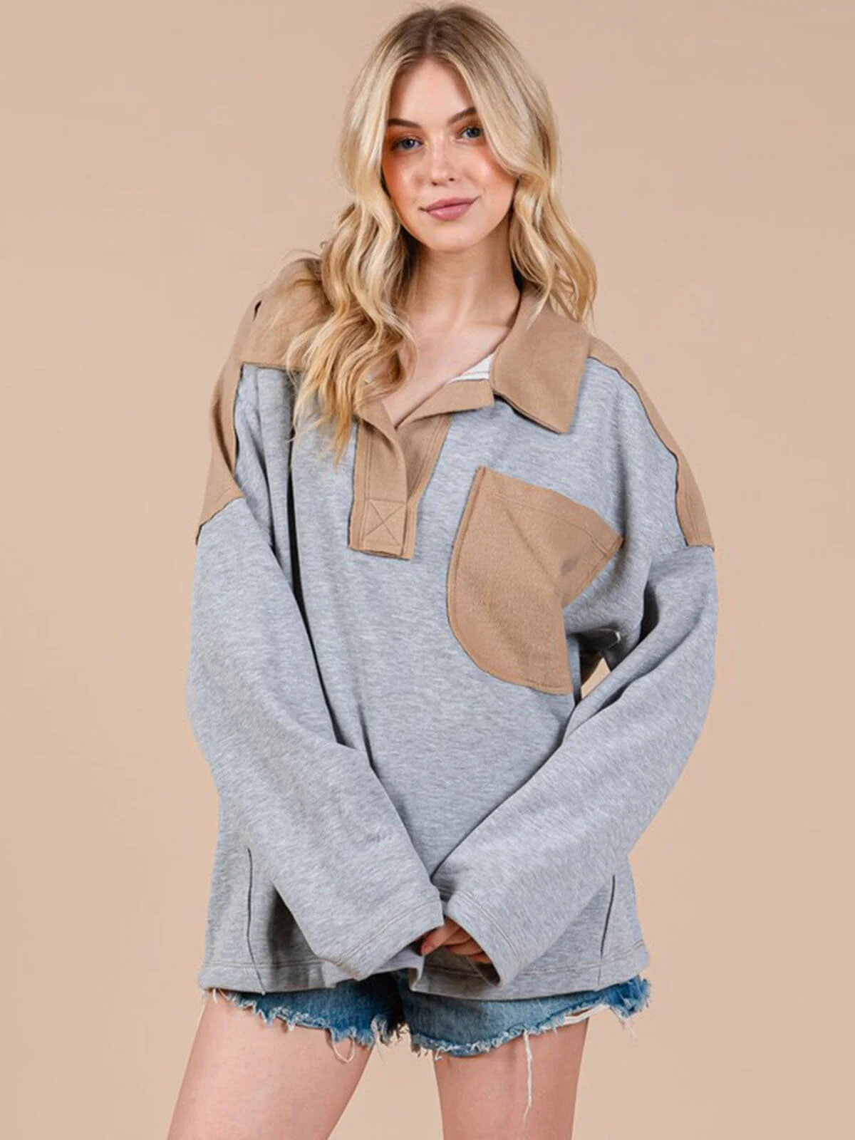 Throw on & Go Top 9017