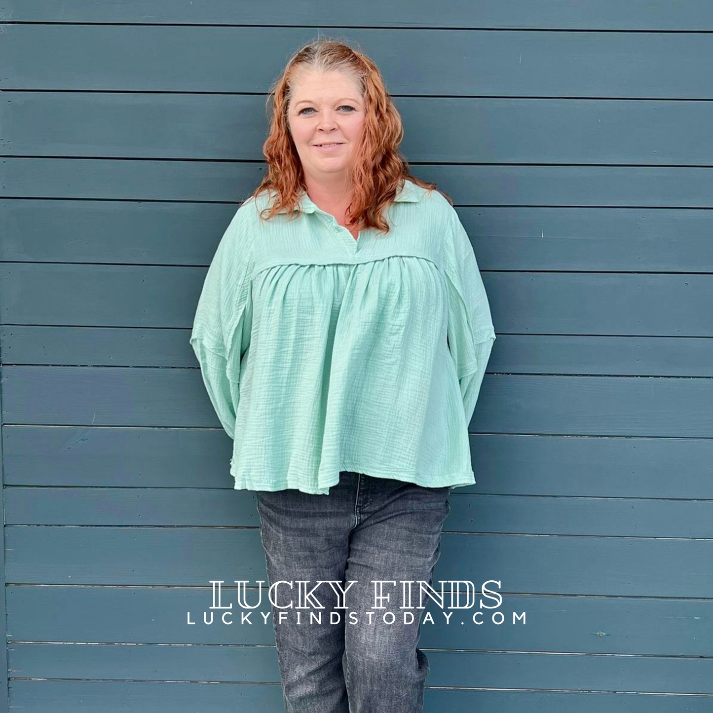 NYC Oversized Babydoll Top 9018