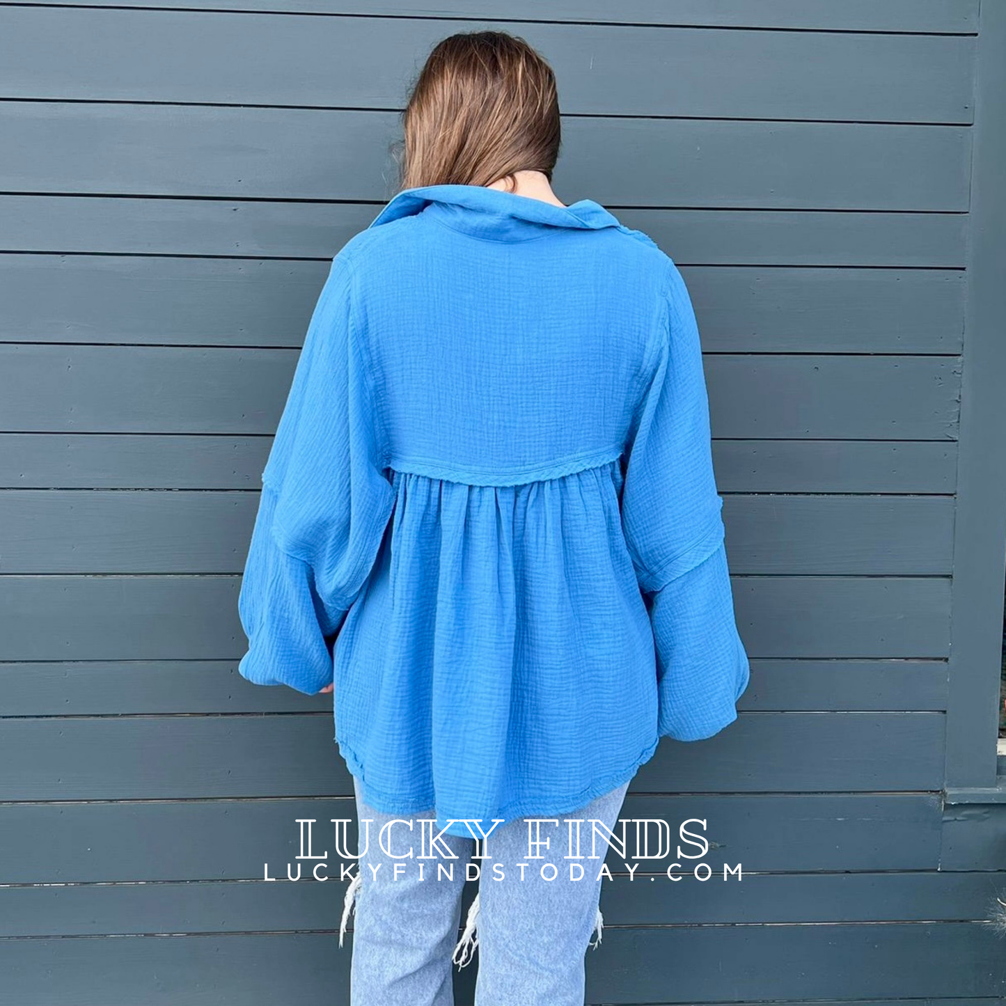 NYC Oversized Babydoll Top 9018