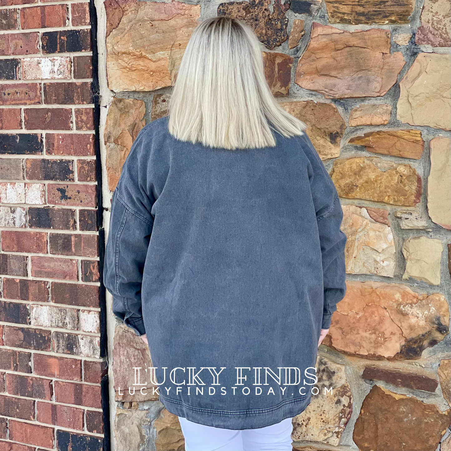 Rock w Me Denim Shacket 9035
