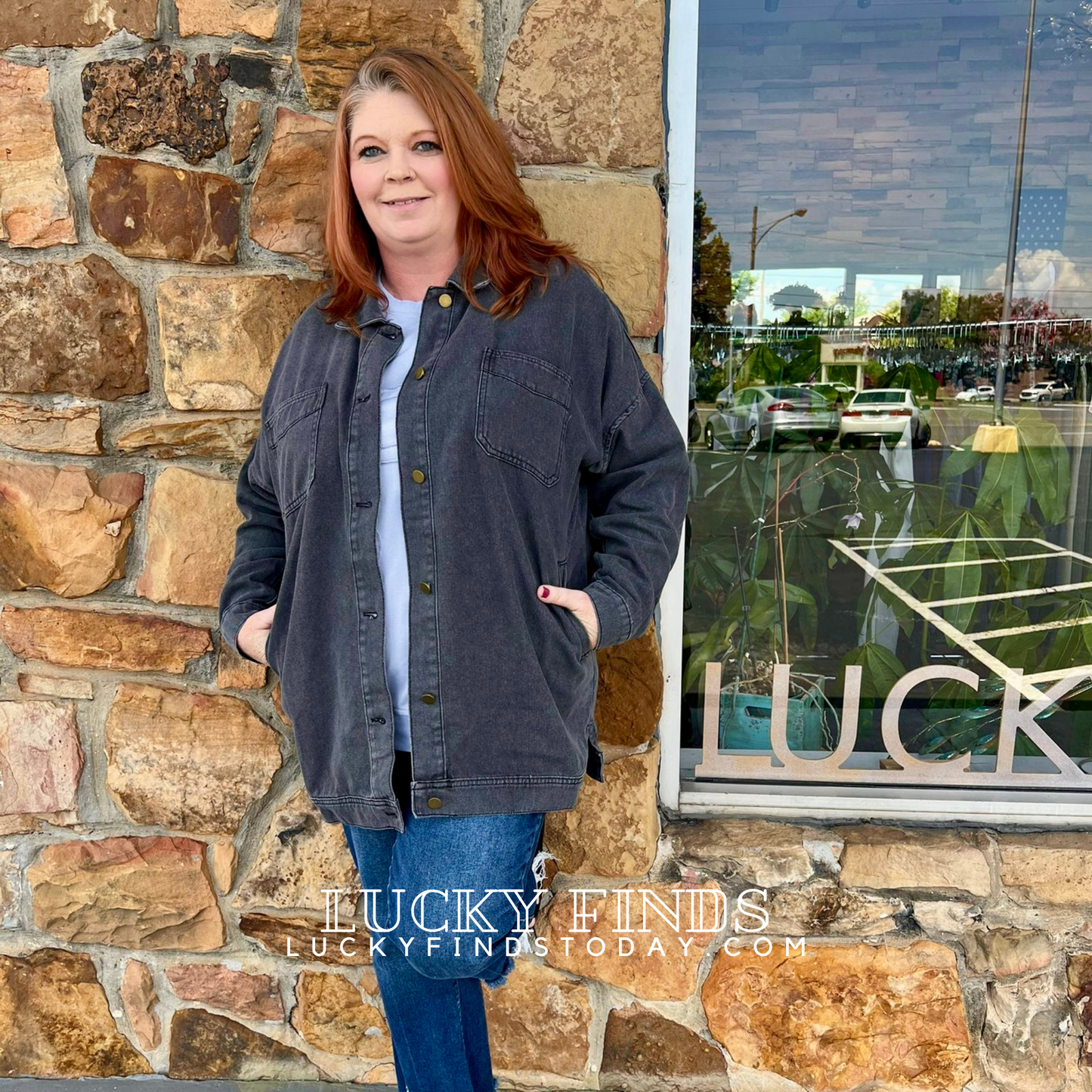 Rock w Me Denim Shacket 9035