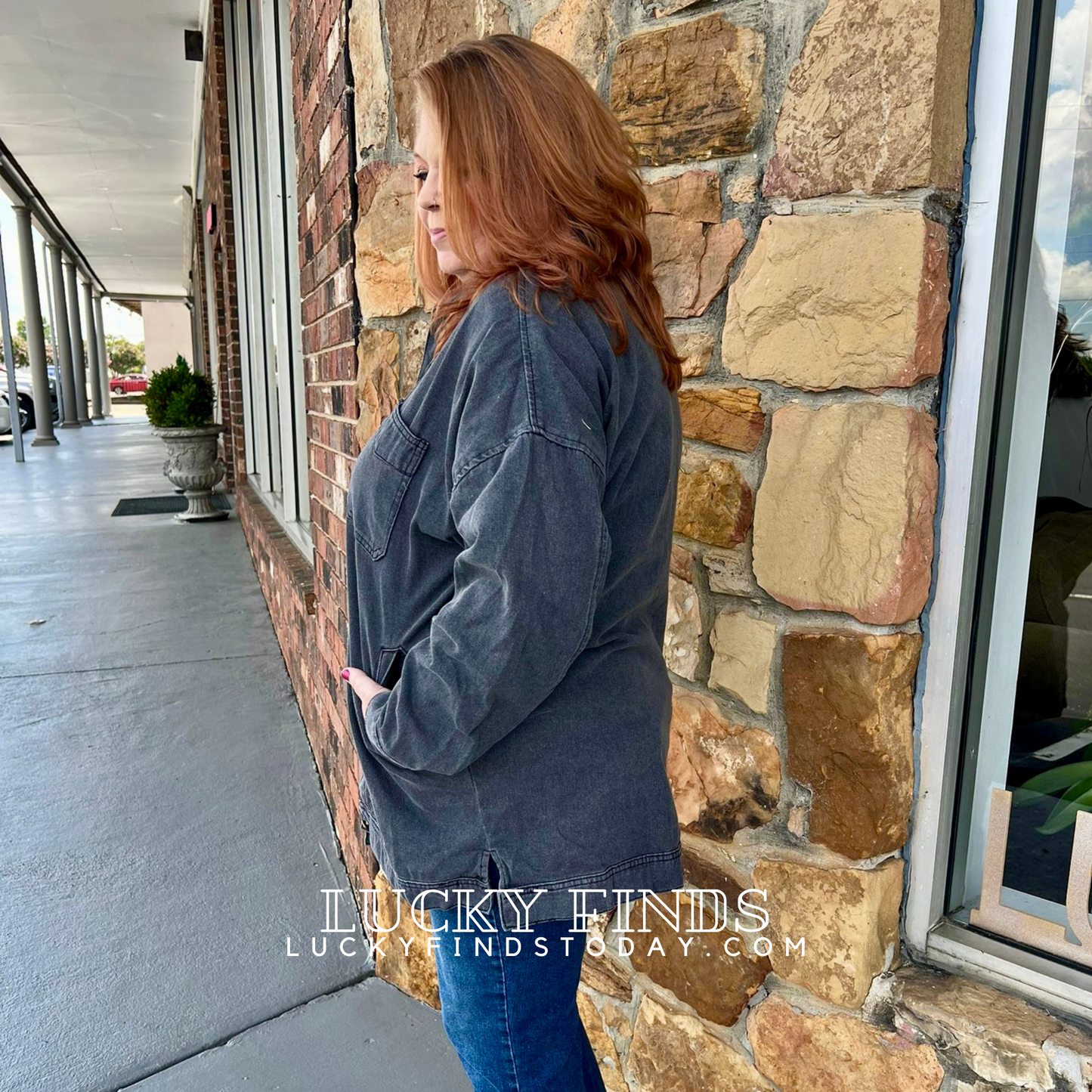 Rock w Me Denim Shacket 9035