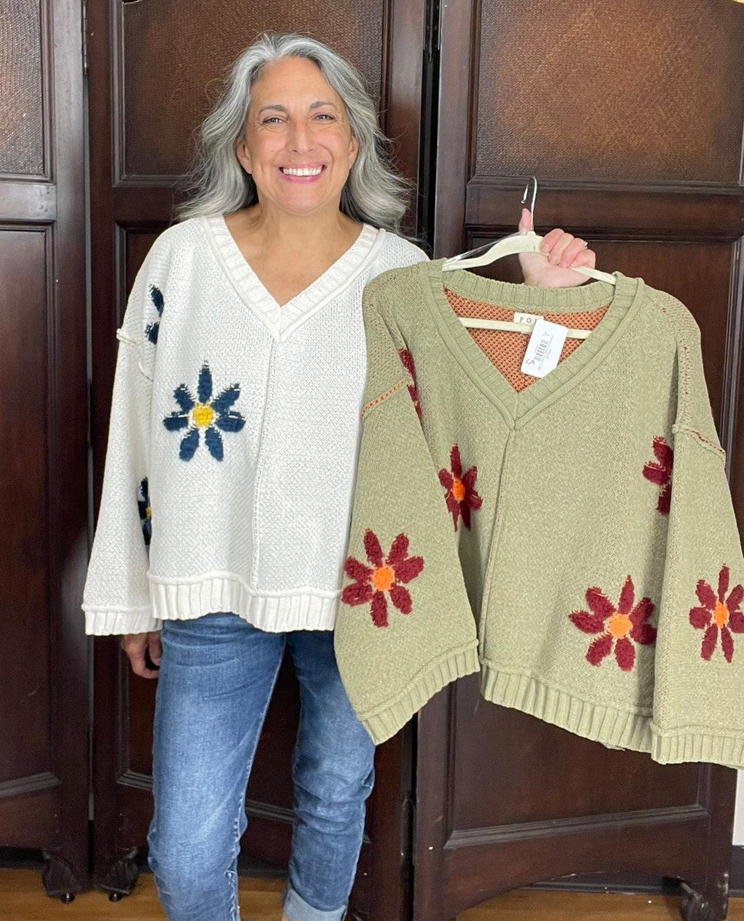 Daring Madison Sweater Top 8286