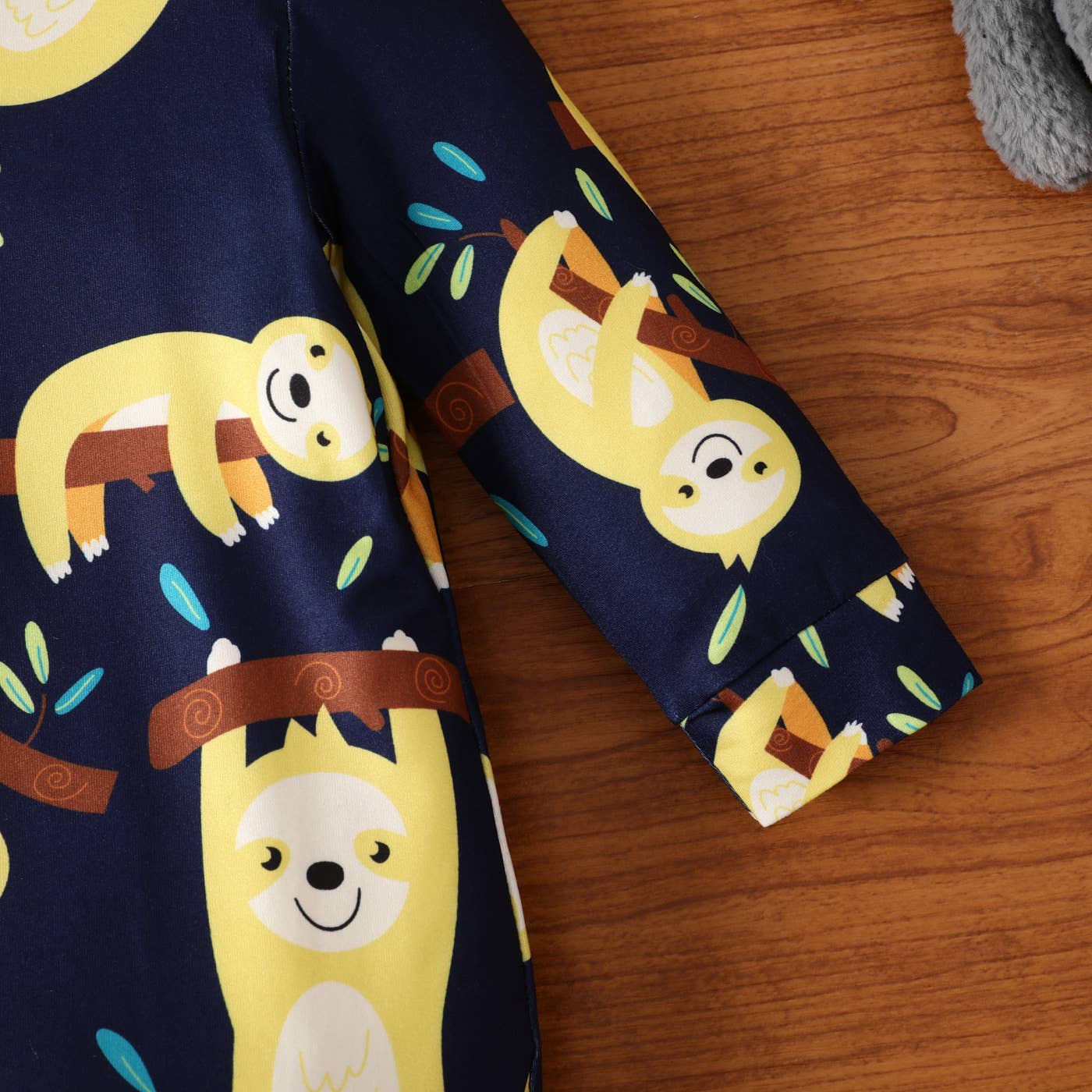 K126 Boy Cartoon Sloth Jumpsuit