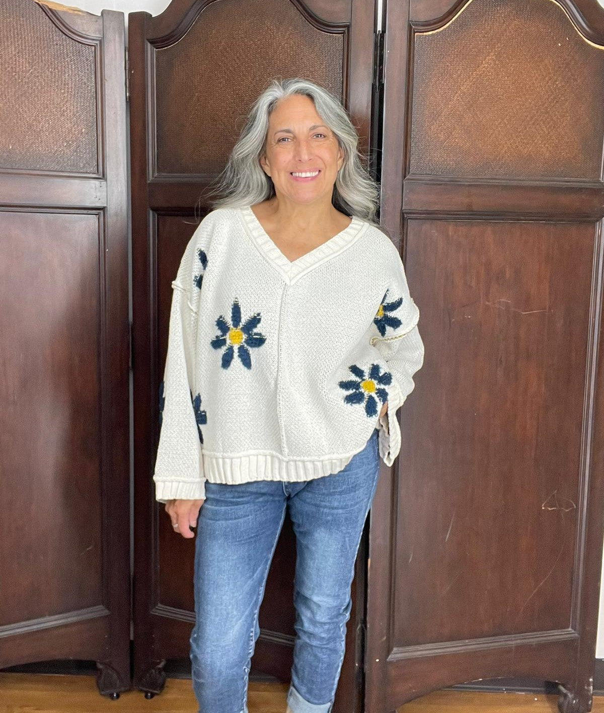Daring Madison Sweater Top 8286