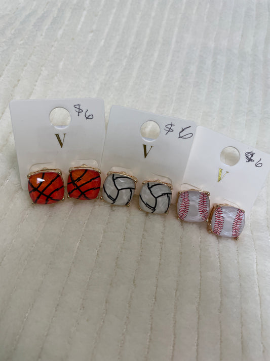S305 sport stud earrings