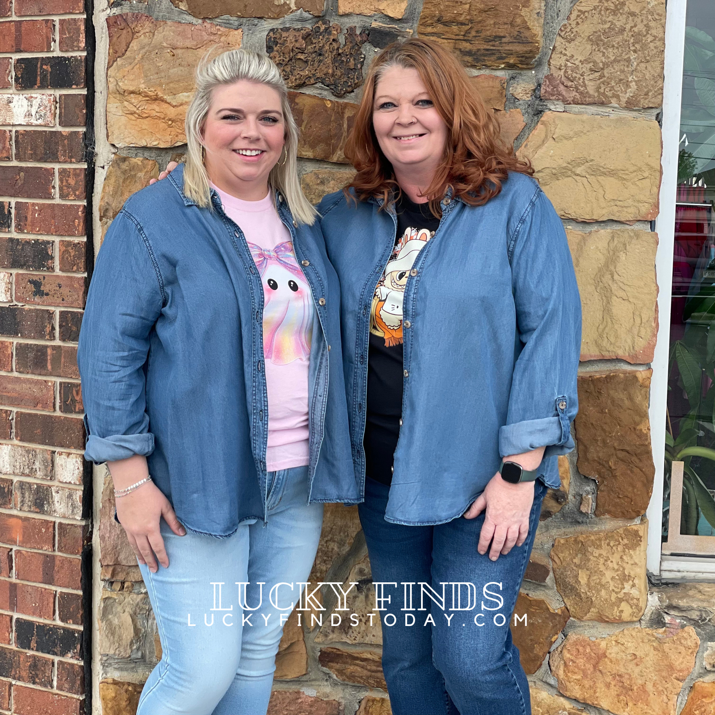 Love Me Now Chambray Top A224