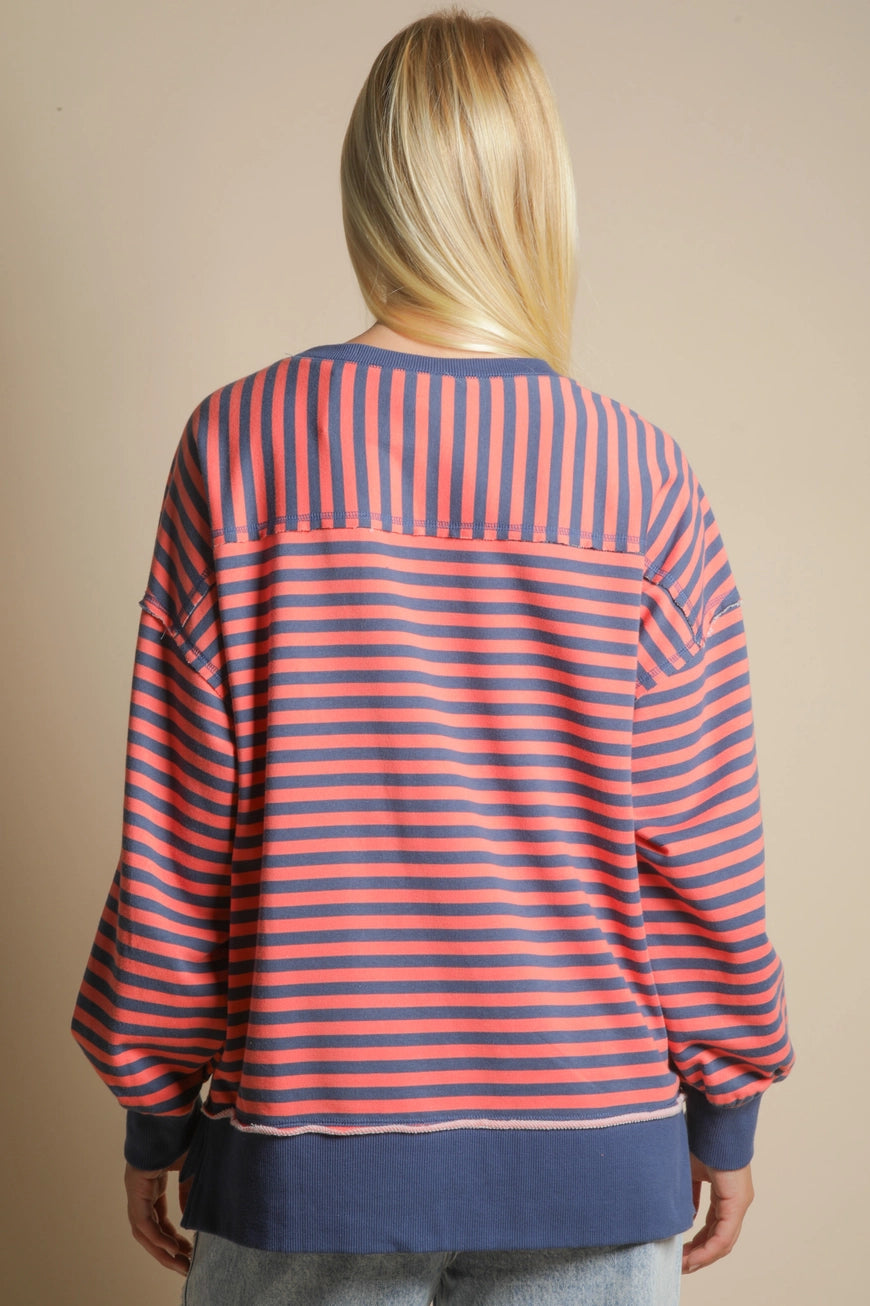 Craving for Comfy Stripe Top A236