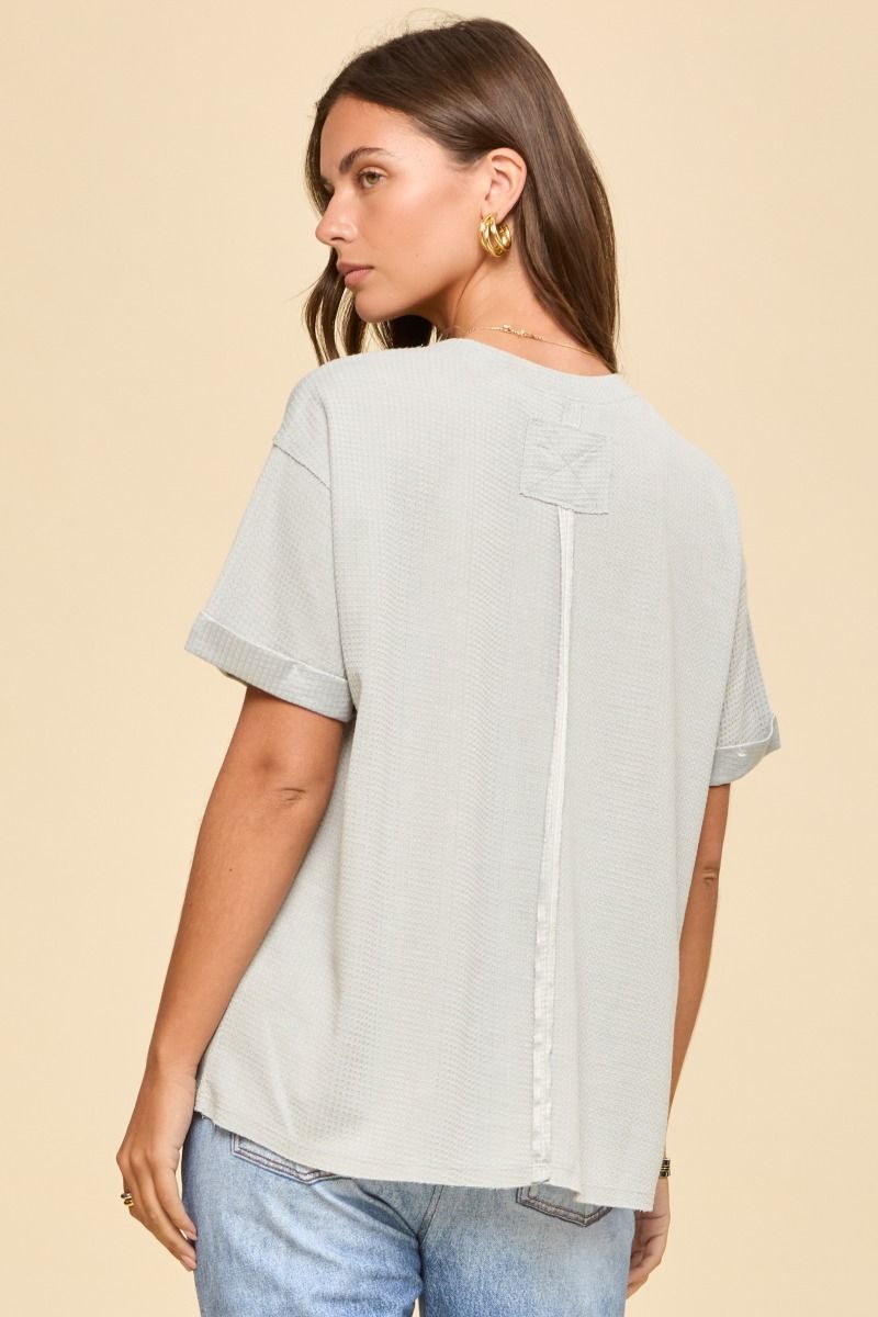 Two Tone Comfy Top A287