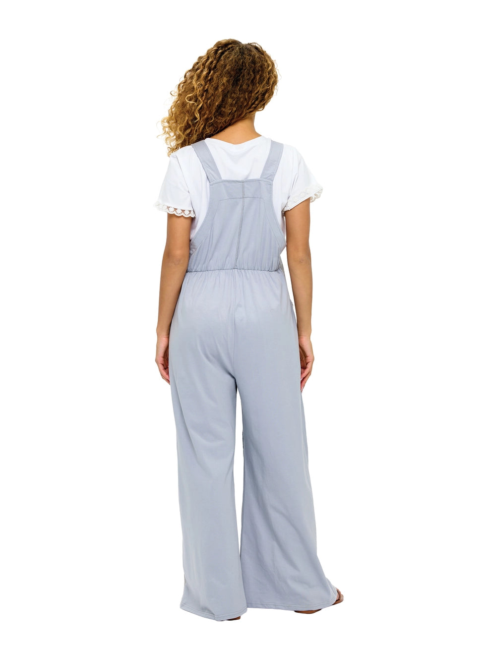 Vintage Washed Ruffled Overall A299