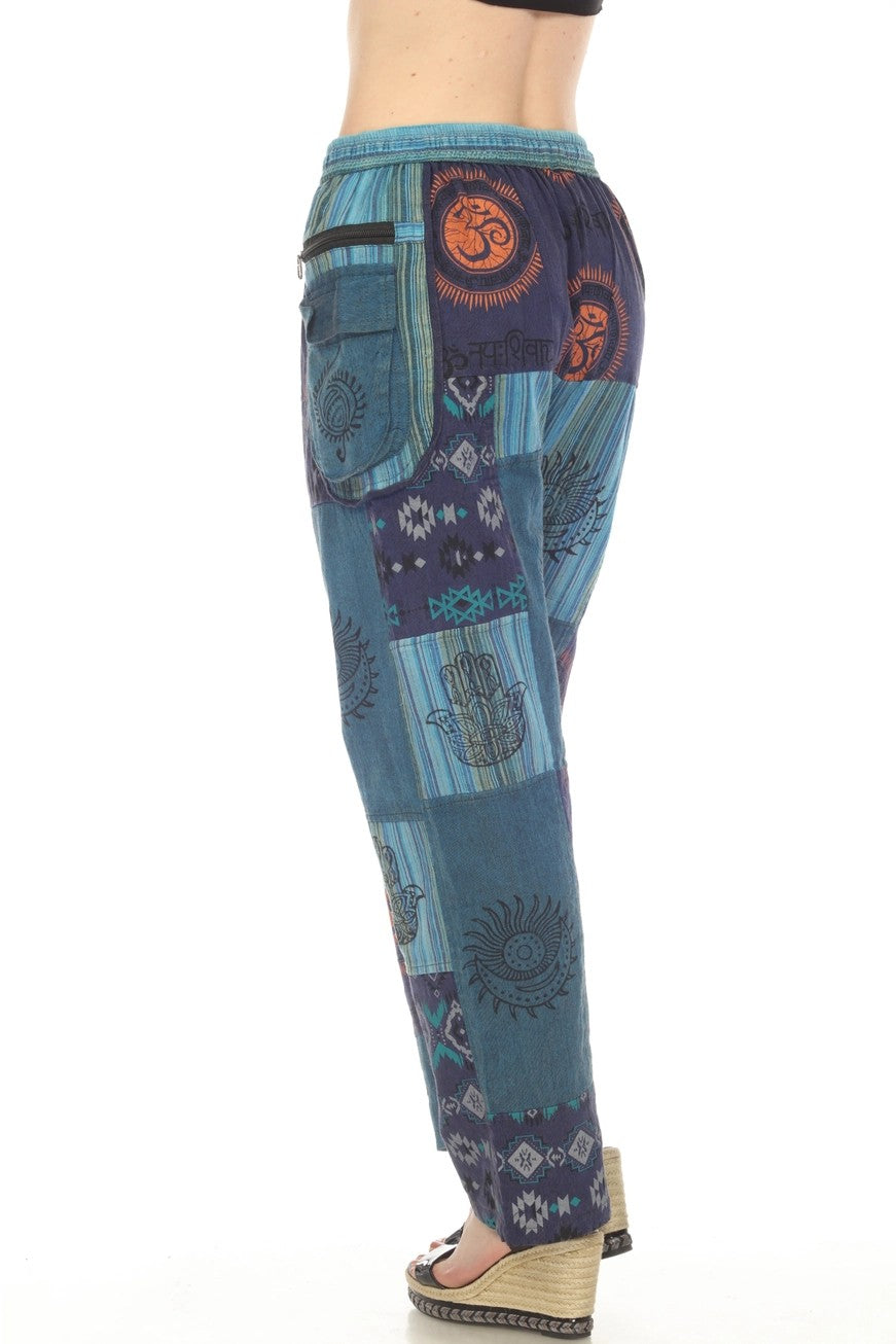 Rocking Patchwork Cargo Pants A318