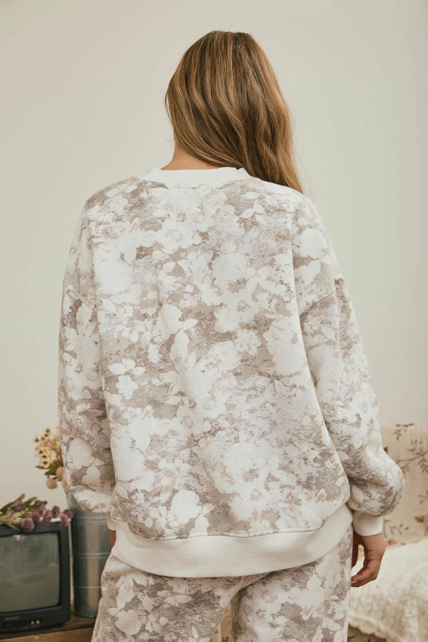 Dreaming Floral Lounge Top A361