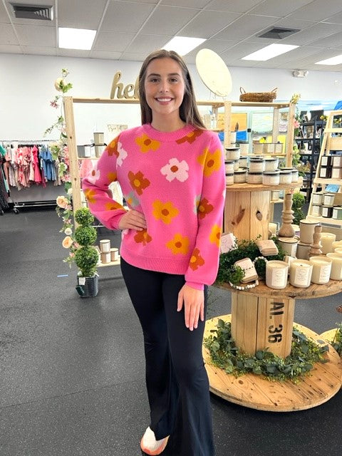 Garden Daisy Sweater D1127