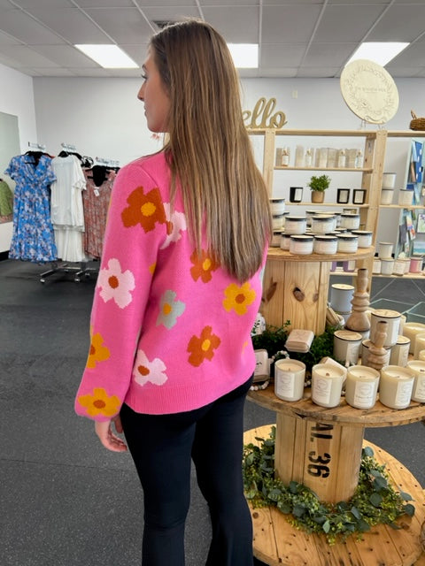 Garden Daisy Sweater D1127
