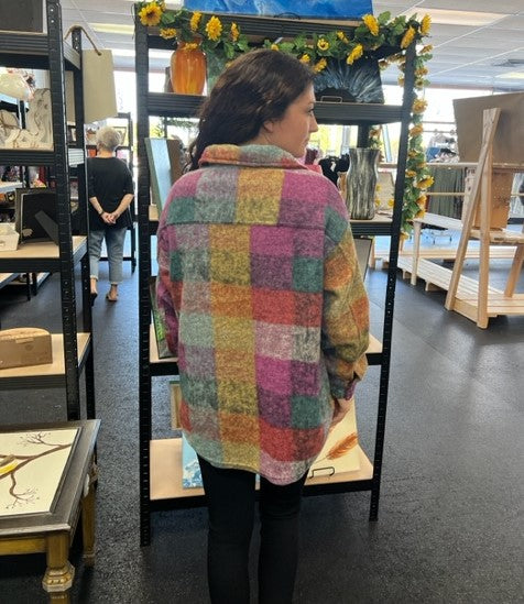 Chicago Oversized Plaid Shacket D1141