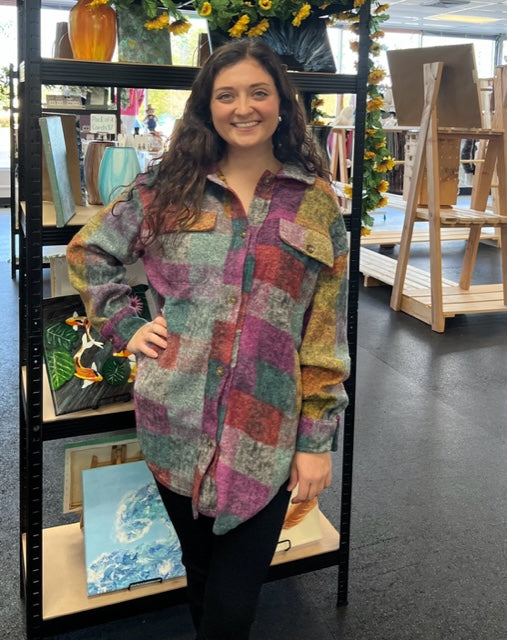 Chicago Oversized Plaid Shacket D1141