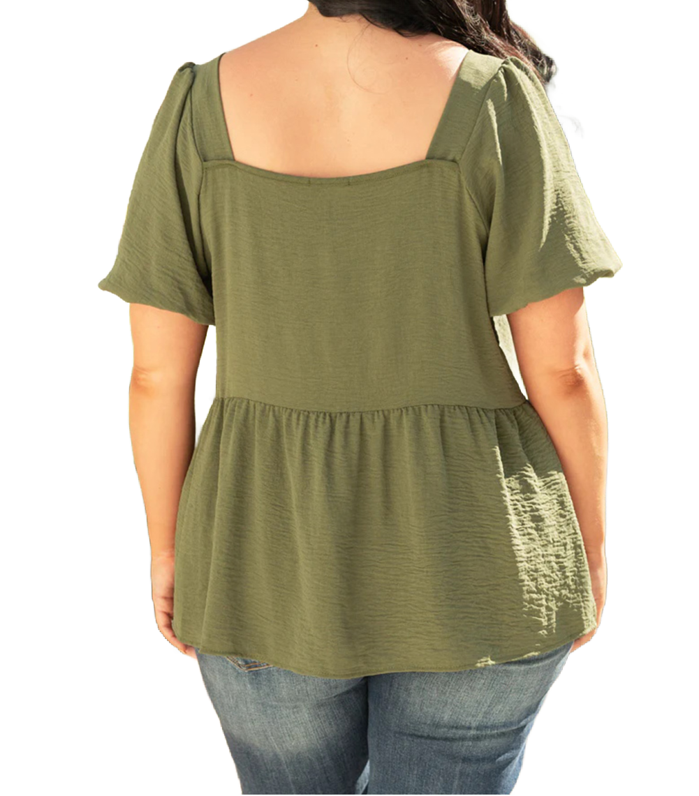 Carefree Curvy Top D1230