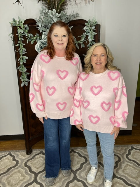 Loving Heart Sweater D1416