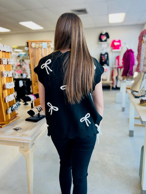 Love of Bows Sweater Top D1434
