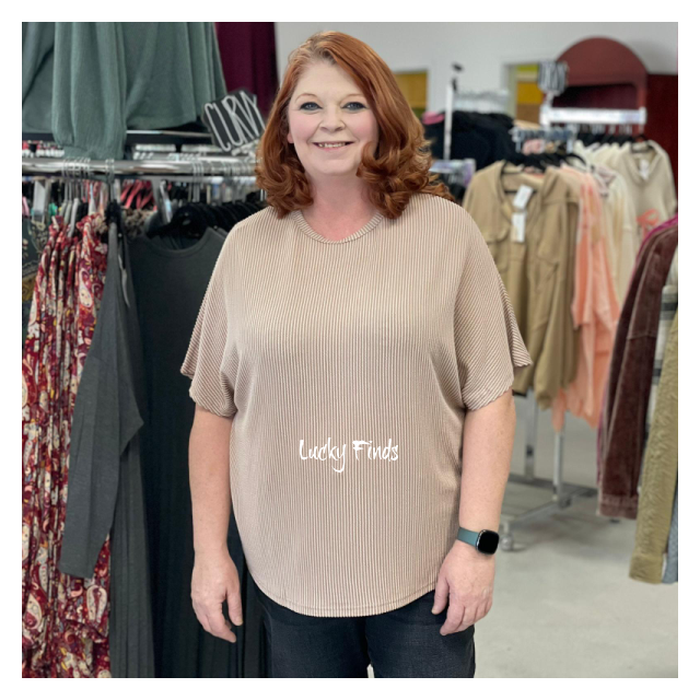 Happy Days Curvy Top D1435