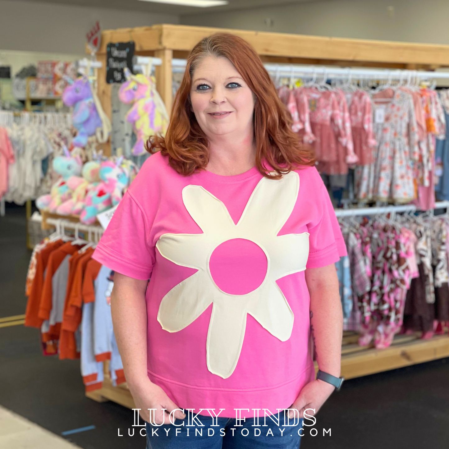 Cheering Sweet Daisy Top D1467