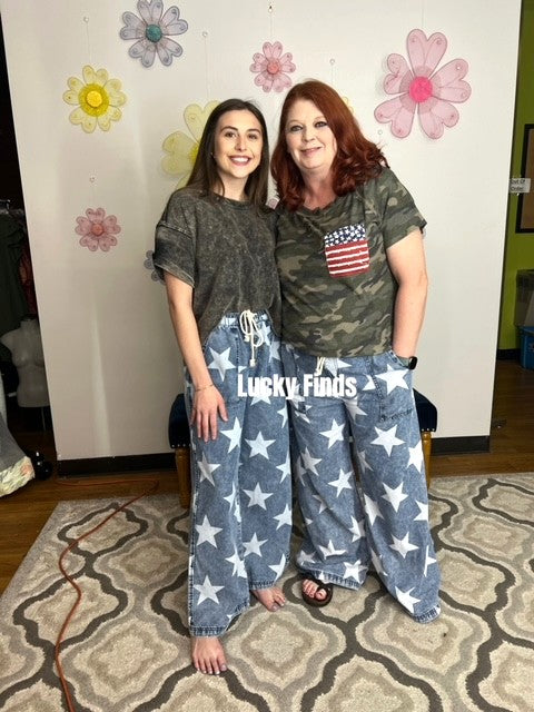 Graceful Star Denim Jeans D1497