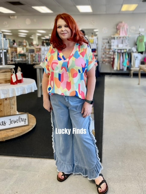 Loving Sunshine Curvy Top 8867