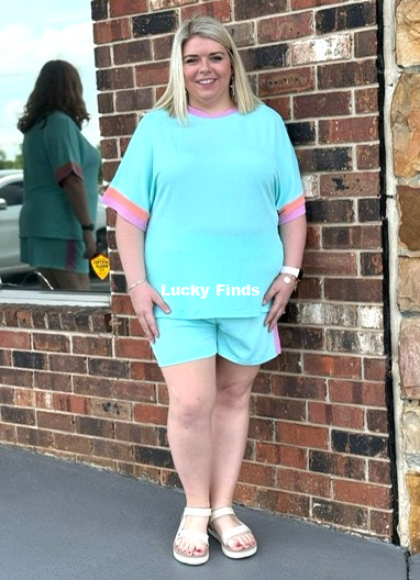 Easy Rider Curvy Shorts Set D1525