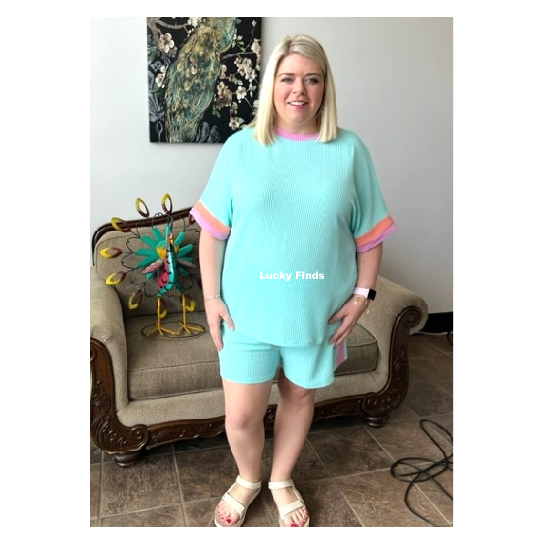 Easy Rider Curvy Shorts Set D1525