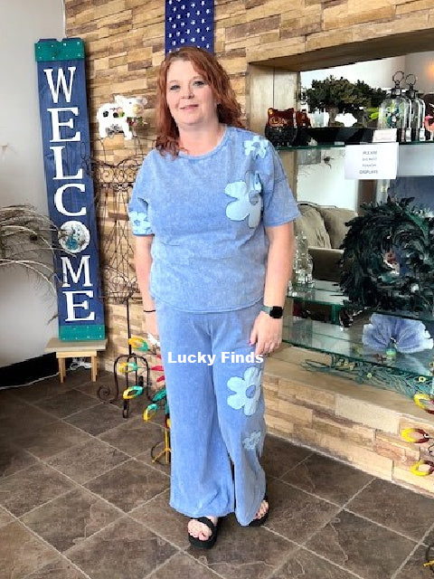 Paradise Daisy Pants Set D1561